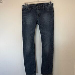 Vans Dark Blue Slim Jeans Low Rise Size 28x30